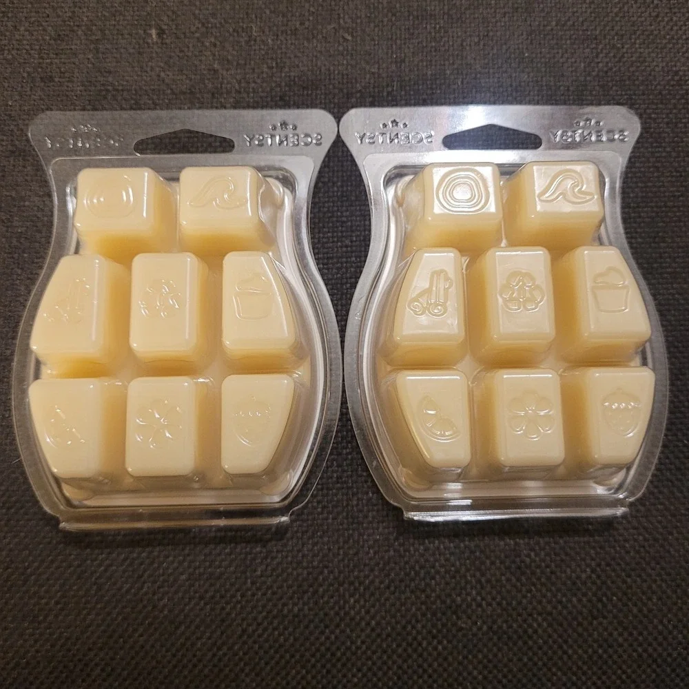 Lot Of 2 New Scentsy Wax  - 3.2 oz Bars - Amber‎ & Peach